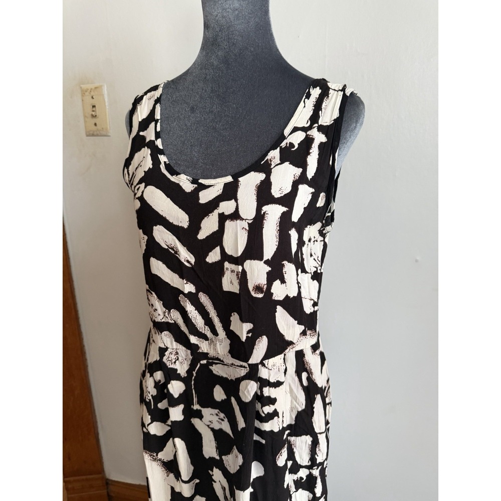 Vintage Jams World Long Dress Boho Tropical Patchwork Hippie Vacation Hawaiian - Picture 2 of 9